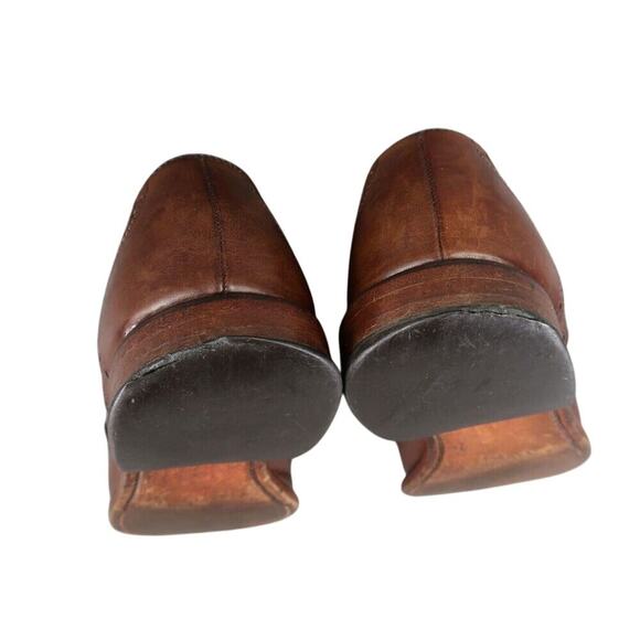 Allen Edmonds Shoes Mens 9 Oxford Cap Toe Brogue Wingtip Classic Hinsdale Brown main image 13